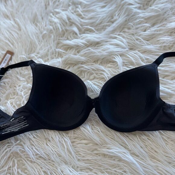 Skims Smoothing Intimates Full Coverage Lightly Lined Bra Onyx Size 34B - Picture 7 of 8